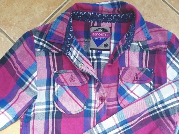 Koszule Reporter Young rozm 128 i 134 dla blizniaczek