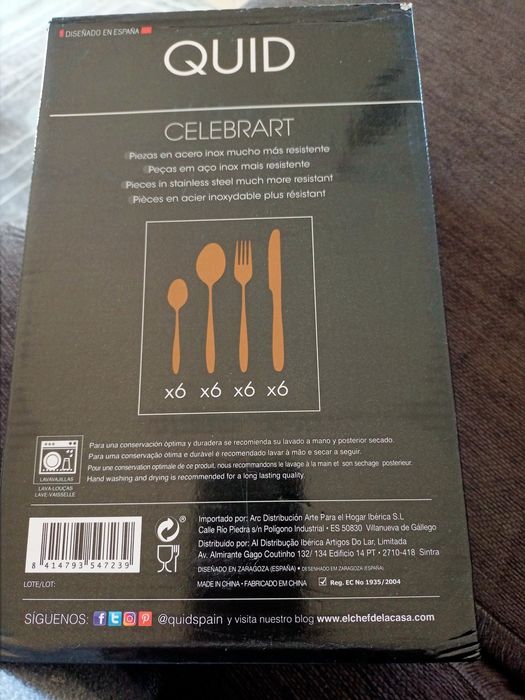 Faqueiro QUID celebrar 24 peças