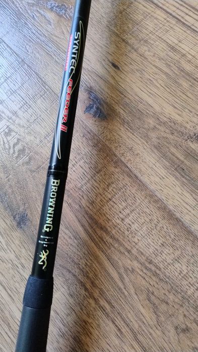Wędka feederowa browning 3.9m kołowrotek dragon megabaits methodfeeder 5000 kulki i dwie żyłki