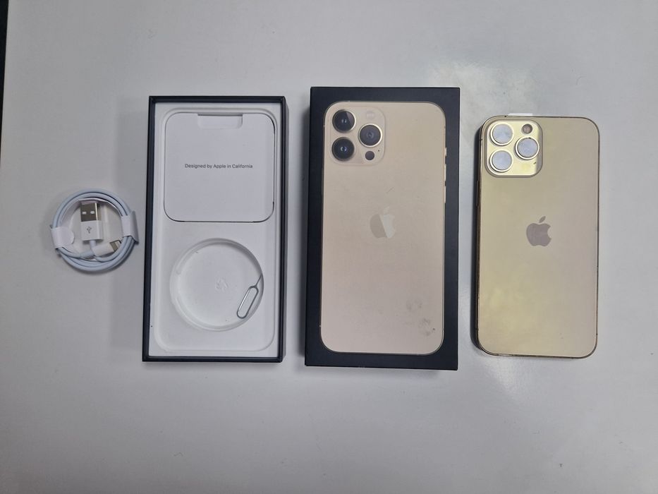 Iphone 13 Pro Max • Stan Idealny • Kondycja Baterii 88% • Gold •