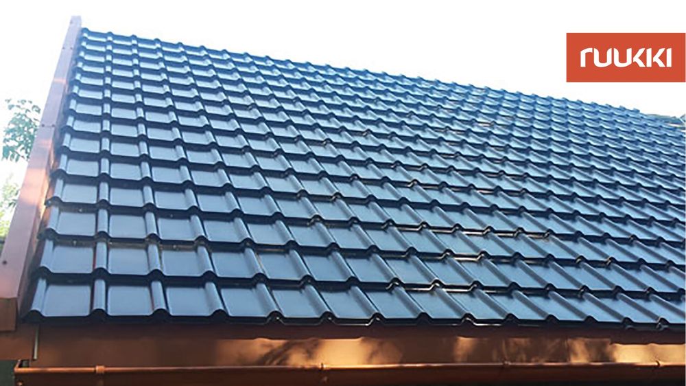 єВідновлення.Металлочерепица Ruukki Фальцевая кровля.Профнастил.