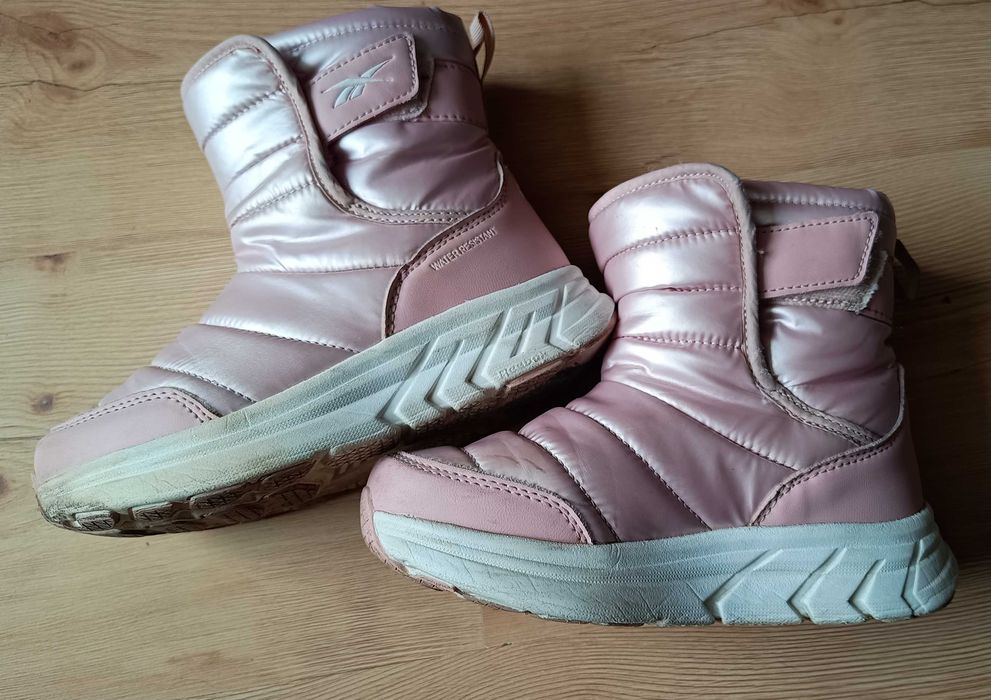 Buty śniegowce Reebok + czapka z kominem