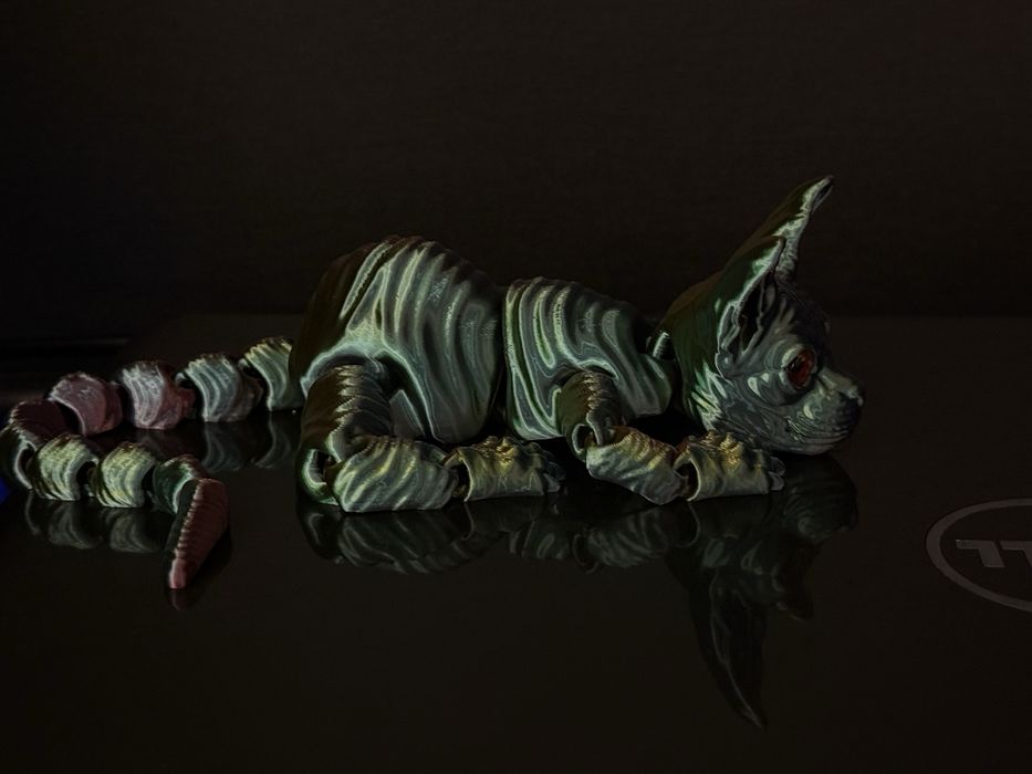 3D фігурки кота. Рухома іграшка антистрес «Сфінкс»