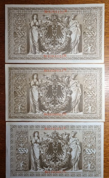 Banknoty Niemcy 1910 r.