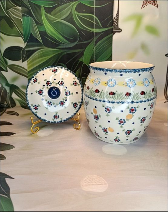 Pojemnik ceramiczny na ziemniaki 5L ceramika Bolesławiec