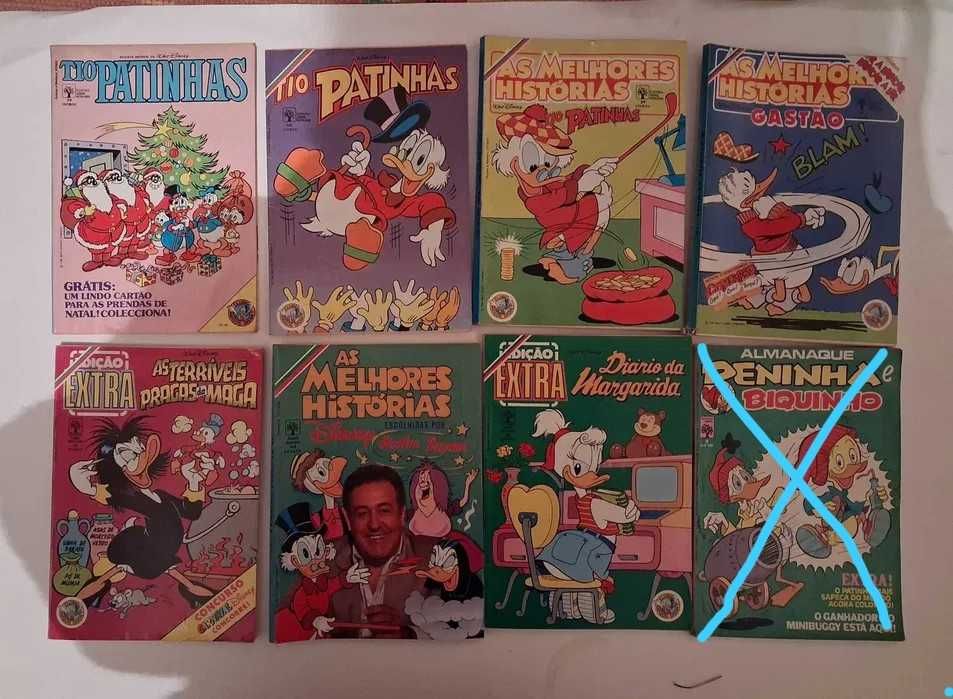 Livros BD Disney anos 80/90
