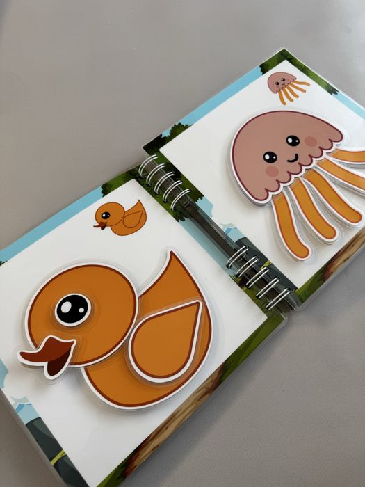 Книга на липучках. Мої перші аплікації