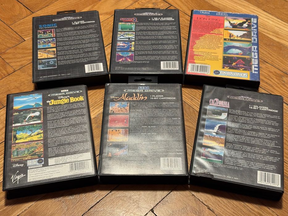 Zestaw gier, Sega Mega Drive