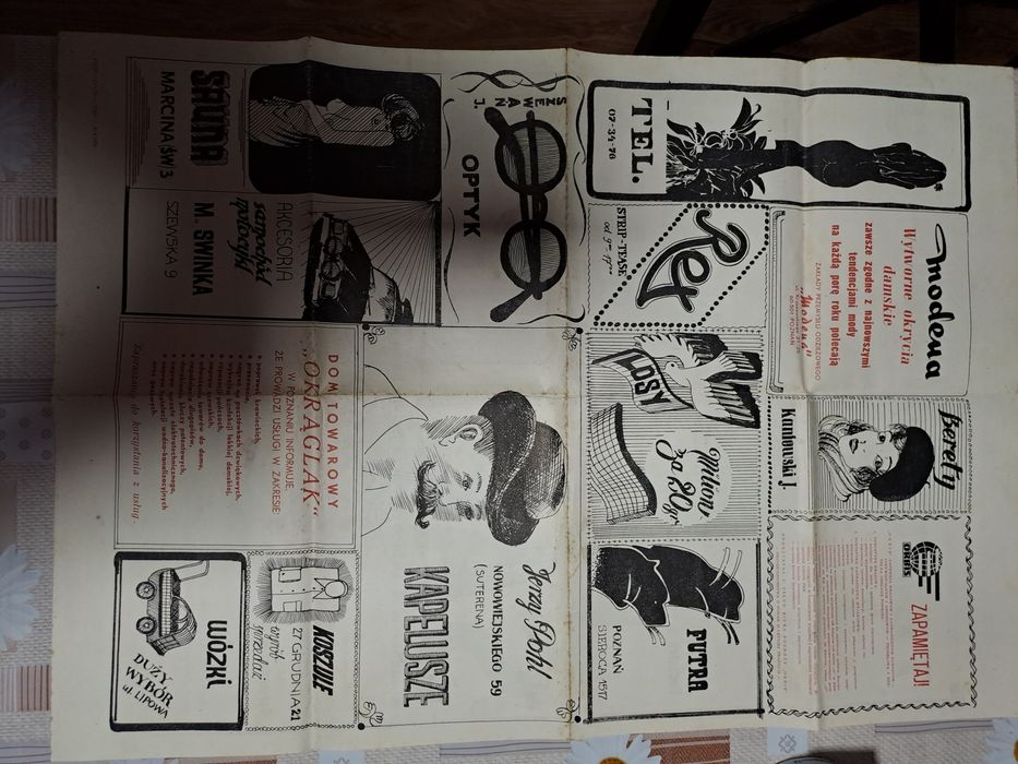 Stary plakat do teatru z 1975roku