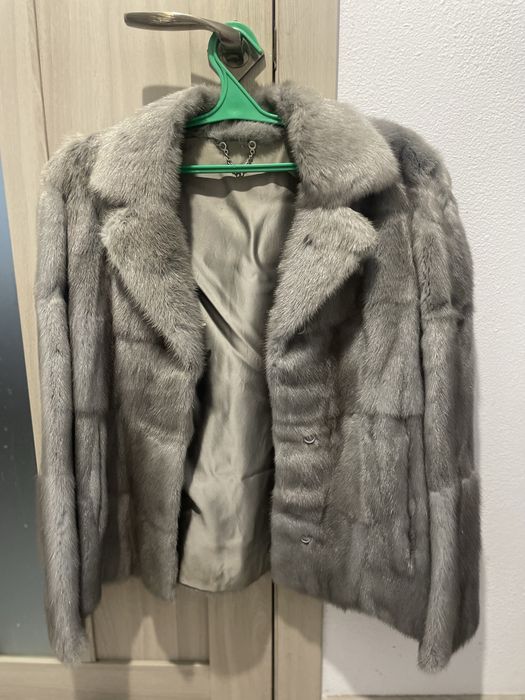 Норкова шуба голуба норка