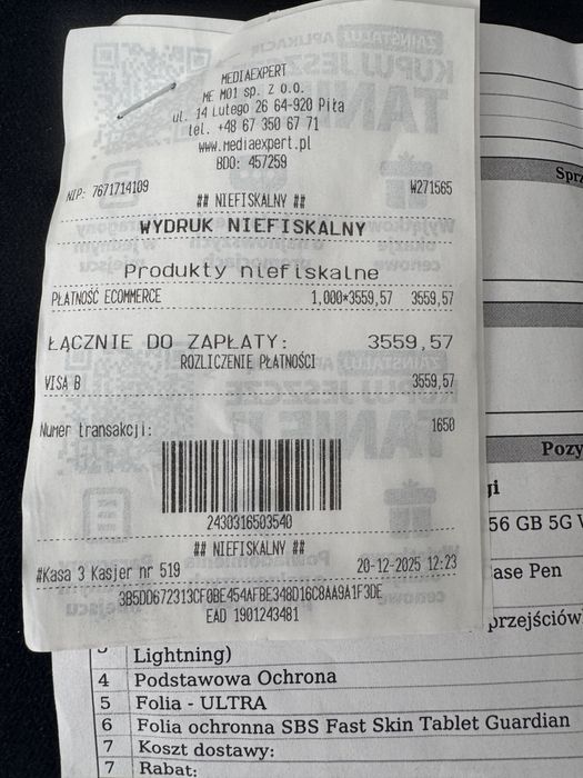 Tablet iPad 11” Srebrny