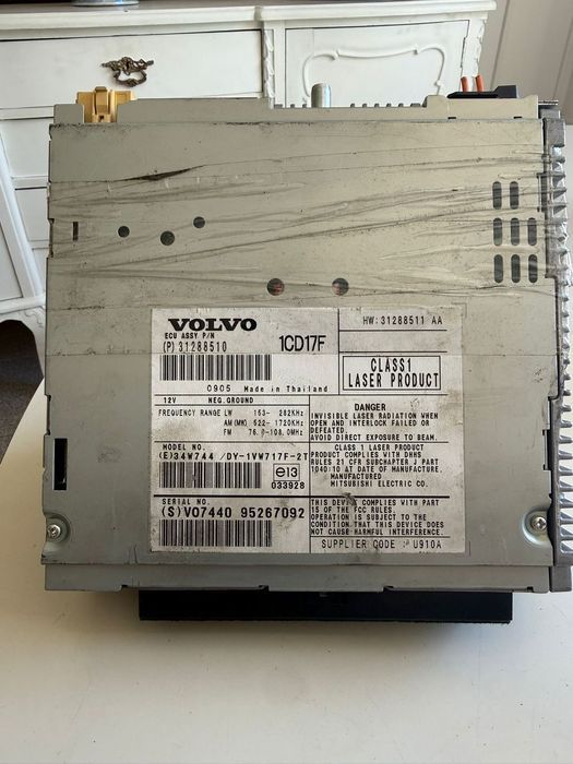 Auto Rádio Volvo S40