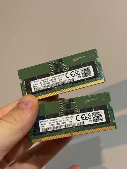 Оперативна пам'ять Samsung 16GB 8Gbx2 DDR5 5600MHz SODIMM