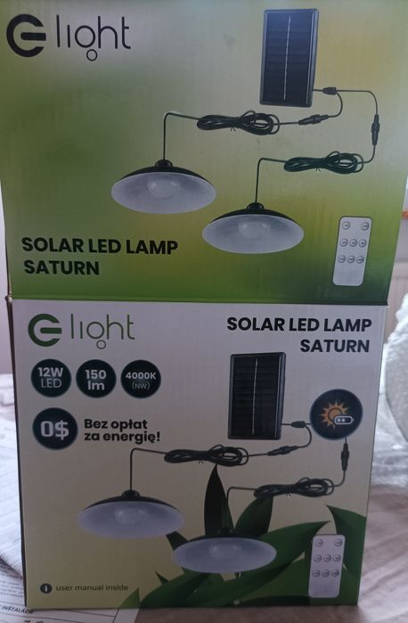 Oświetlenie solarne 2szt