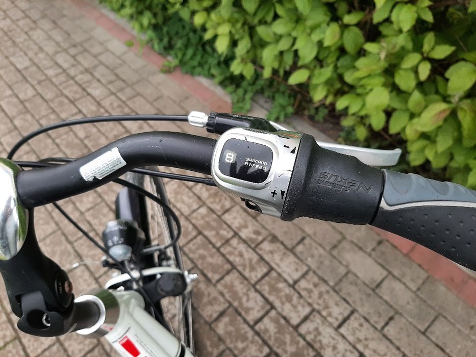 Rower trekkingowy BOCAS 28 cali Nexus 8 biały