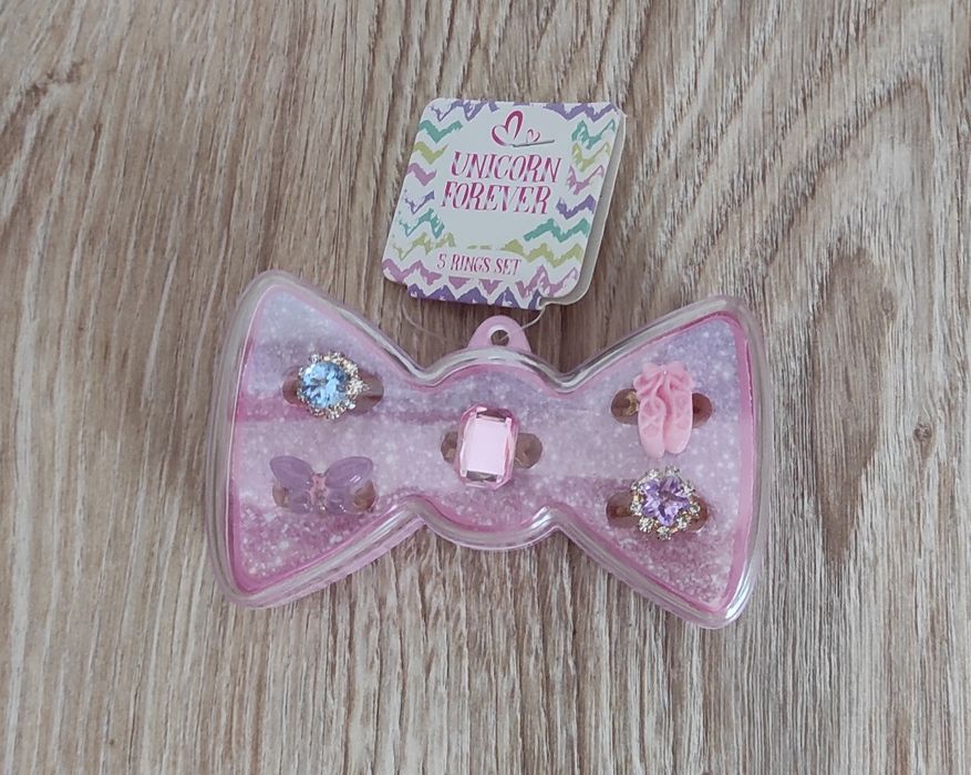 Набір аксесуарів "LOL", набір колечок та заколок, браслет