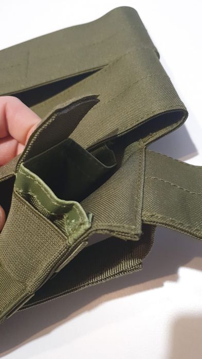 Ładownica taktyczna z zapieciem typu molle na 3 magazynki