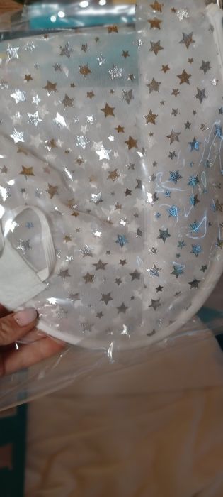 Strój Aniołek że skrzydłami 130/140 cm nowy