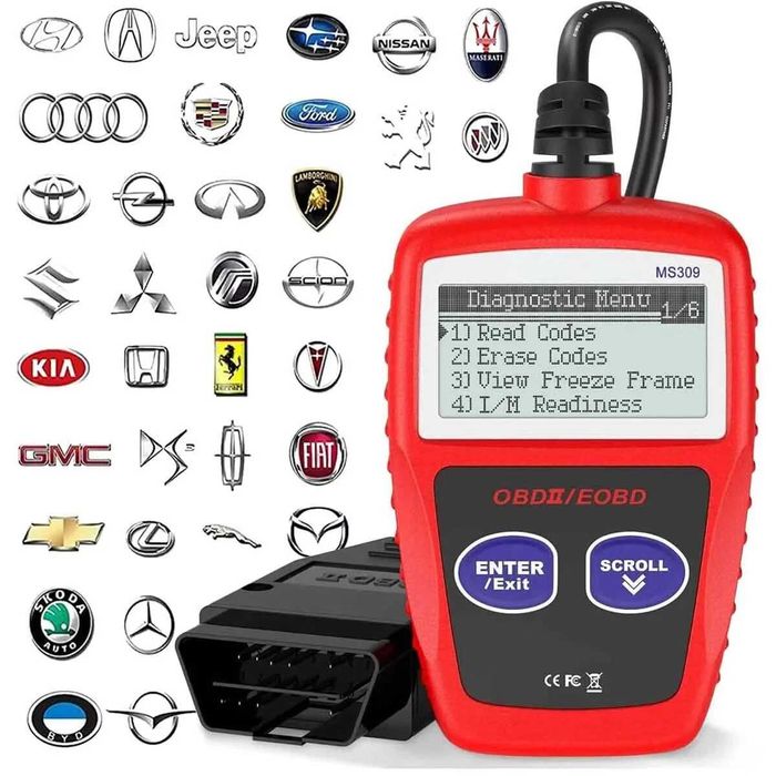 Сканер диагностики автомобиля MS309 OBD2/EOBD для авто из США
