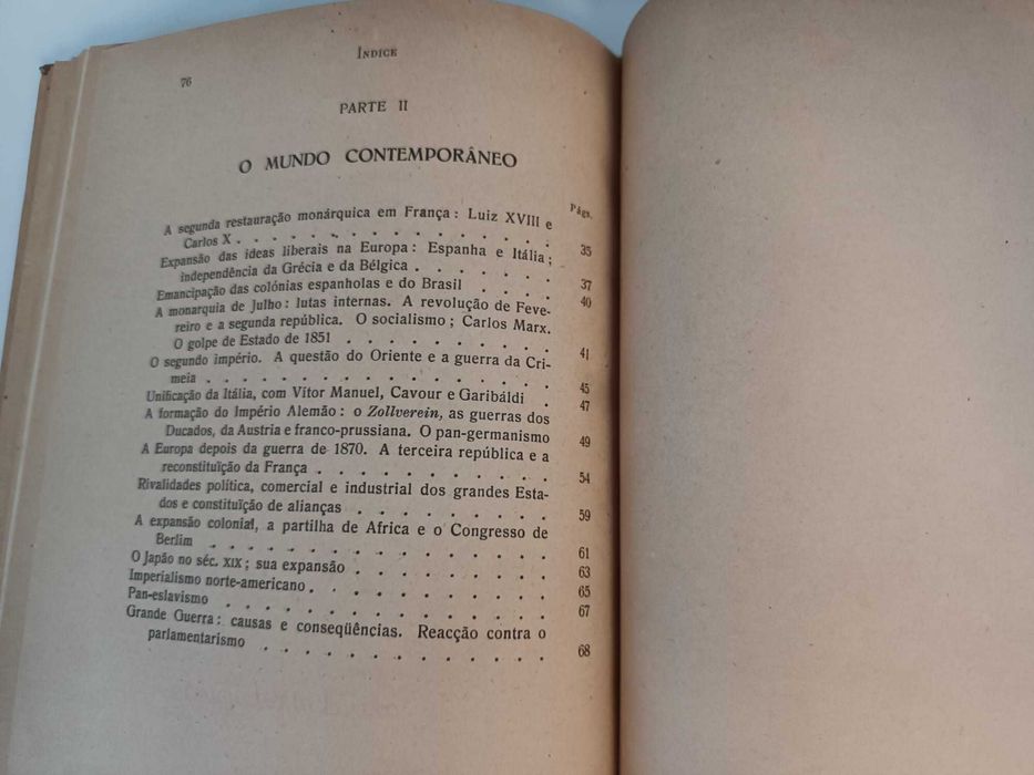"Compêndio de História" por António G. Mattoso - 1ª Edição 1935