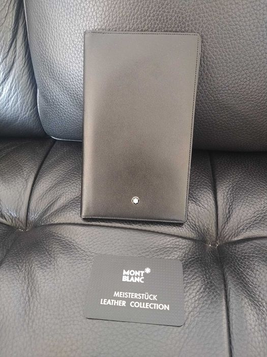 Carteira longa Montblanc Meisterstuck, coleção Platina