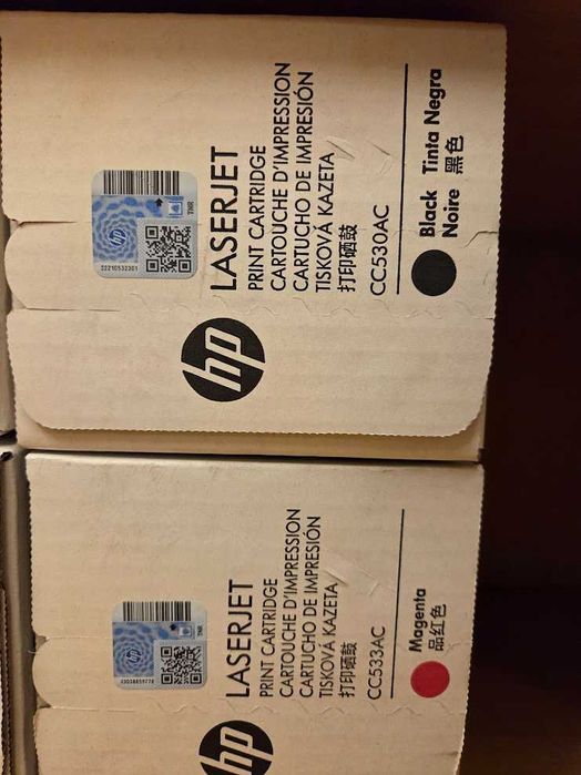 Nowe oryginalne tonery HP LASERJET CC530AC CC531AC CC532AC CC533AC