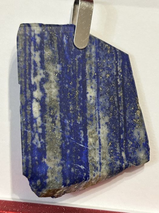 Zawieszka lapis lazuli z pirytem