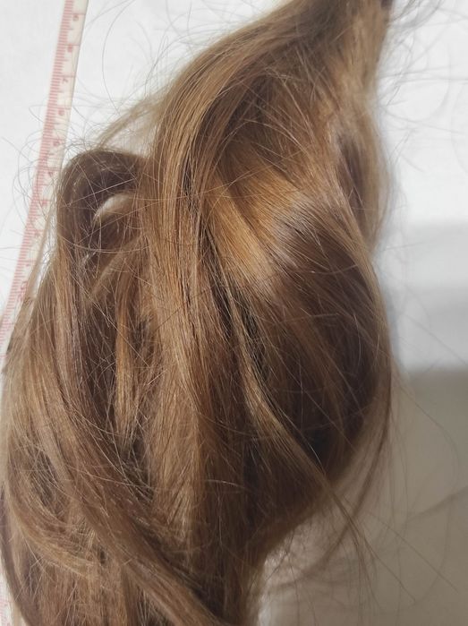 волосся натуральне нефарбоване довжина 35см 52 грам 2014 і 2020рік