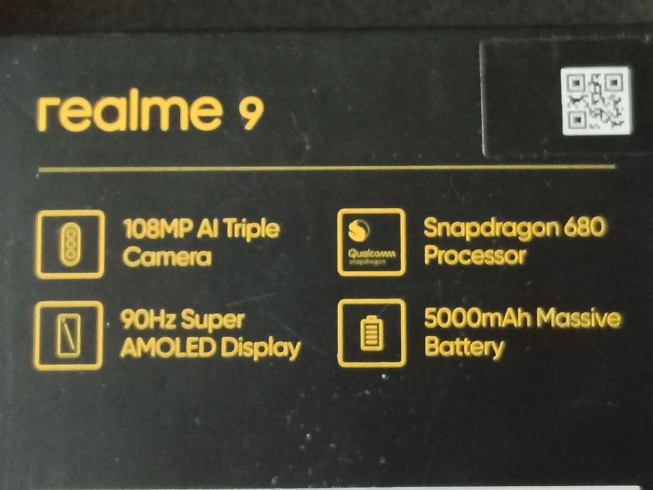 Realme 9  4G - dual SIM 8GB ram 128 GB