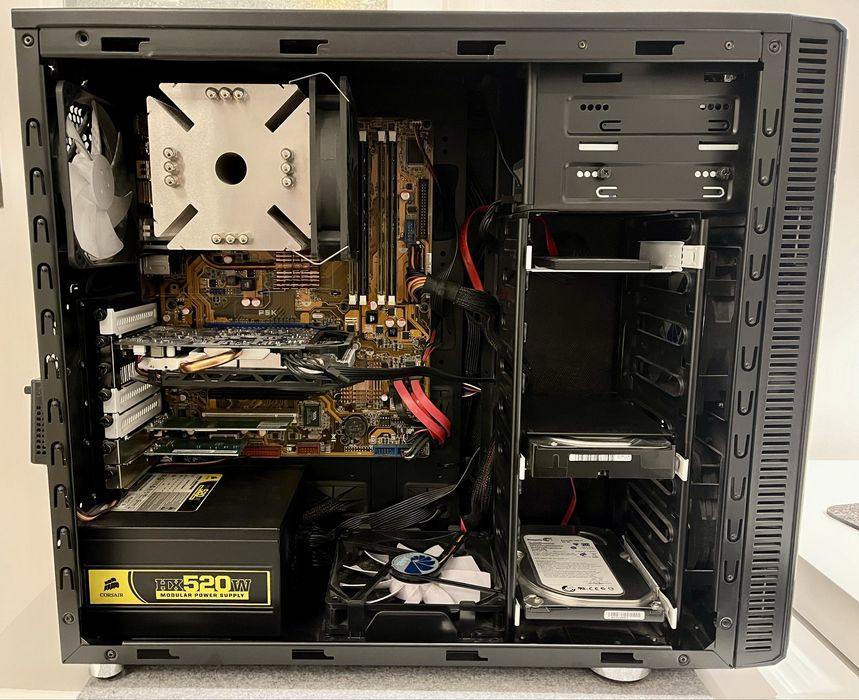 Komputer Core 2 Quad / GTX 750 Ti / 8GB RAM / SSD + HDD / ASUS P5K