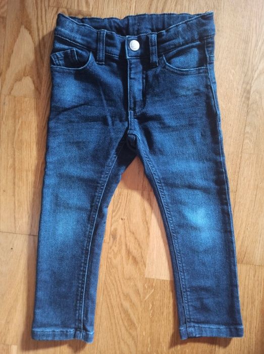 Spodnie jeansy 98 + 2 bluzki 98/104
