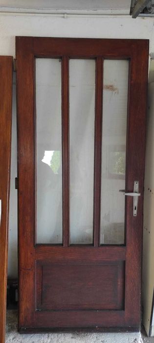 Dębowe drzwi wejściowe