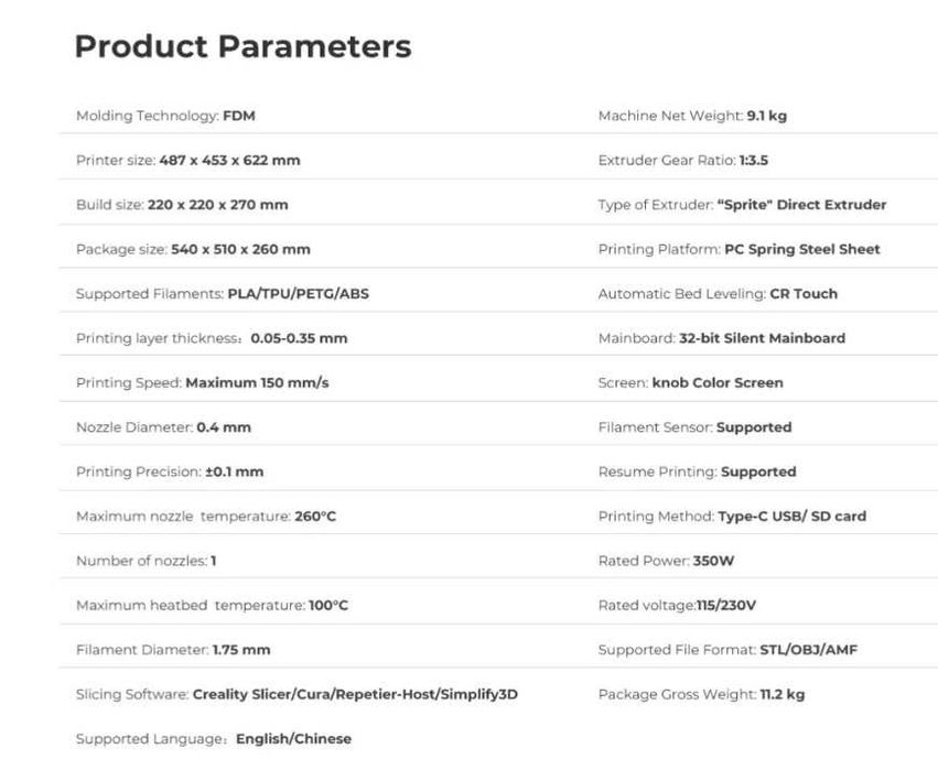 Creality Ender 3 S1 3D Printer64309591752451123