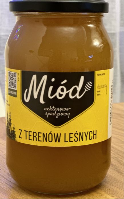 Miód rzepakowy 1300 g pasieka rodzinna