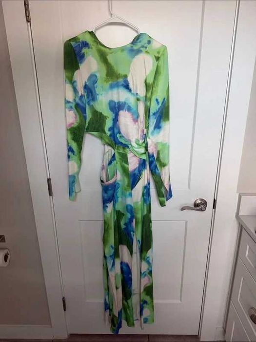 ASOS Edition Sukienka Wiskoza 100% Akwarela r. S