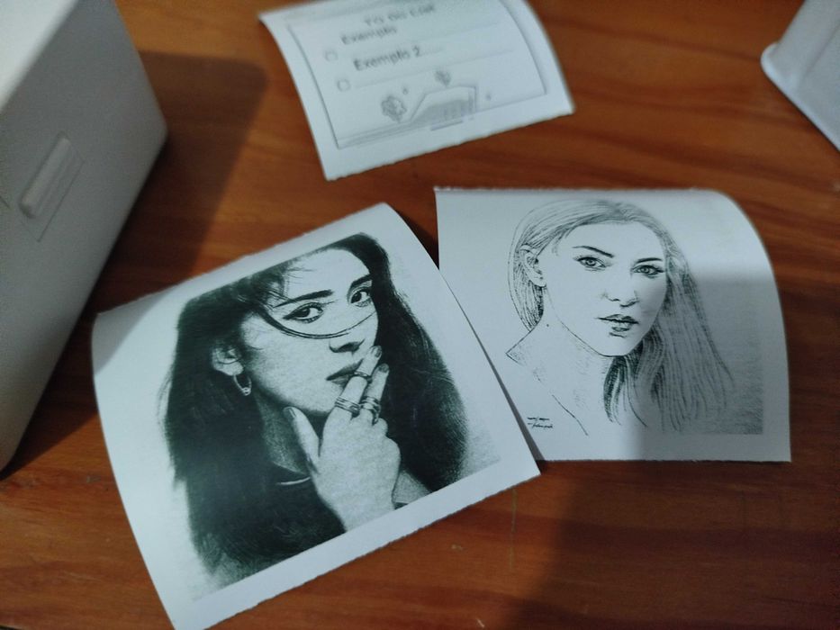 Impressora Térmica Portátil a Bateria Não precisa tinteiro- Fotografia