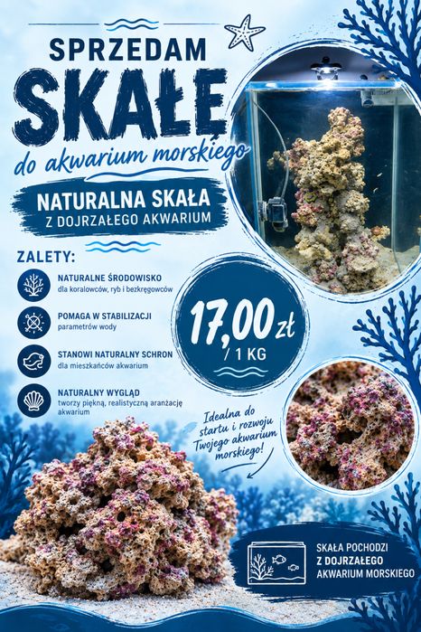 Skala do akwarium/ ogloszenie pod klienta 3kg