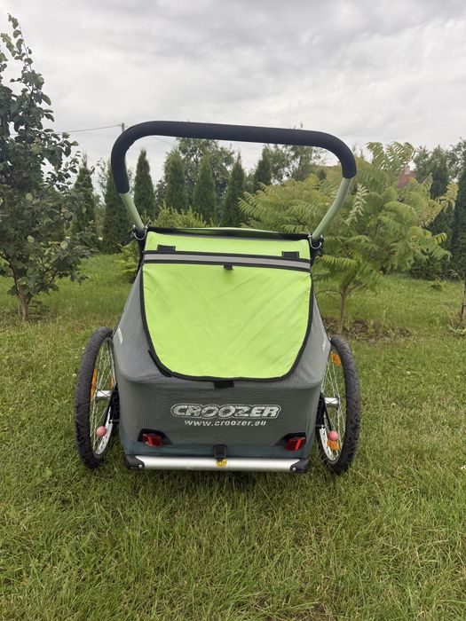 Przyczepa rowerowa dwuosobowa CROOSER kids for 2