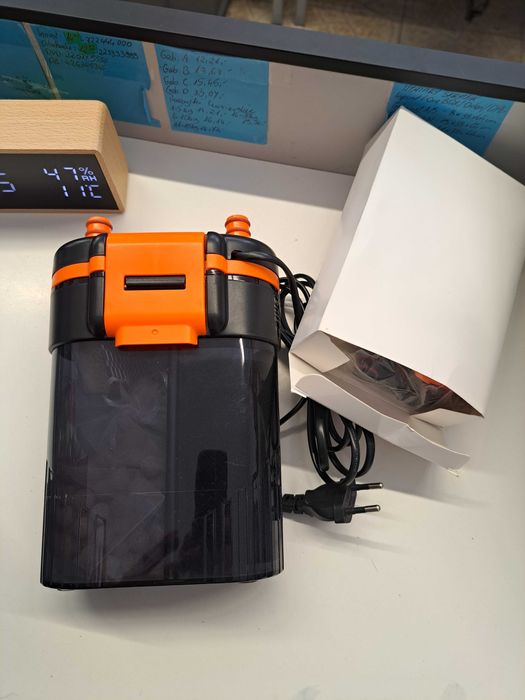 Nowy filtr do akwarium