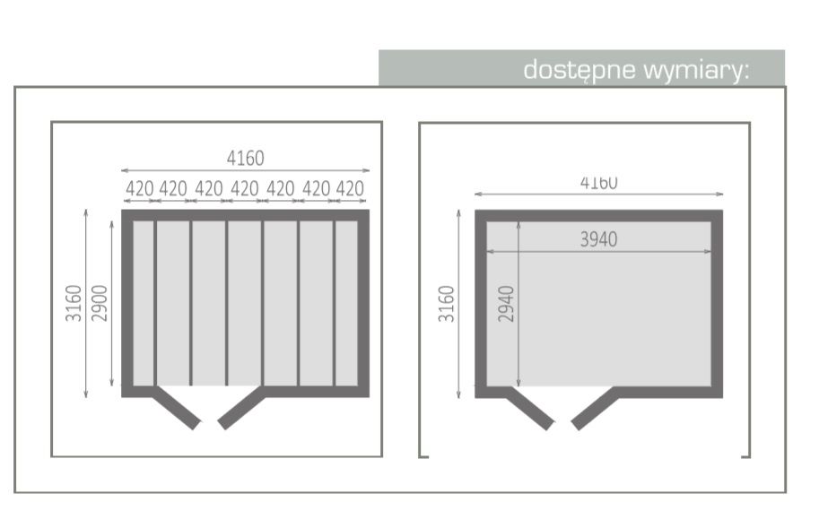 Domek ogrodowy 4x3 Narcyz drewniany narzędziowy Montaż