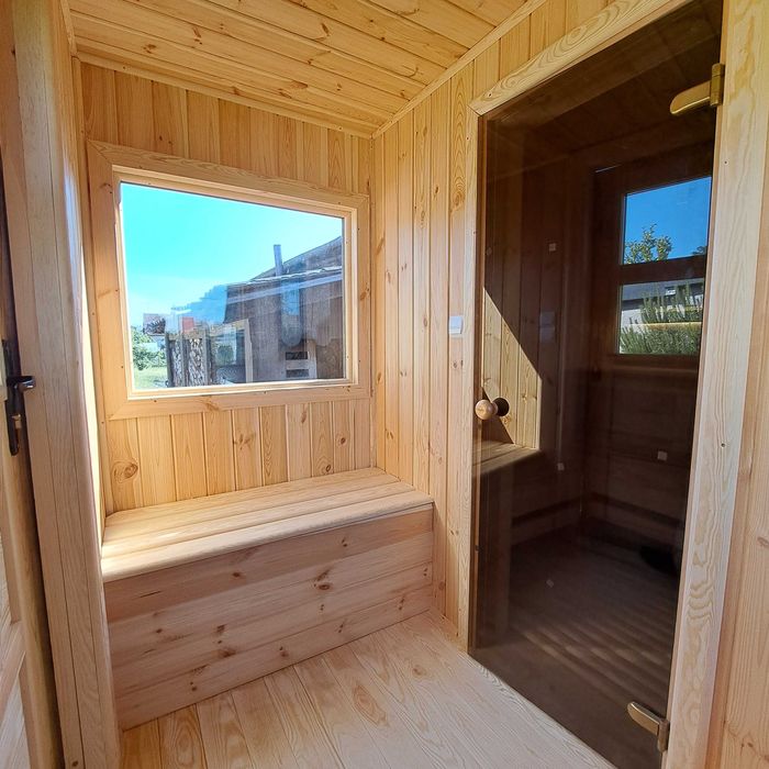 Sauna mobilna na lawecie