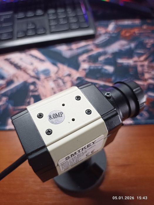 Web камера, 4K, сенсор IMX415, с дополнительным объективом.