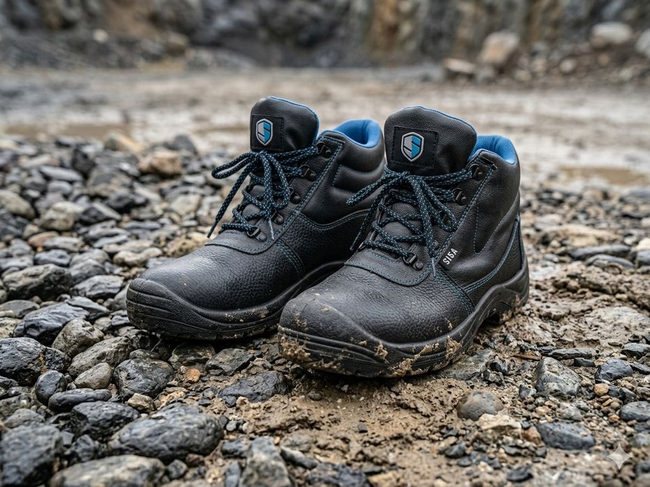 Захисні черевики SISA Jupiter S3 (44 розмір) — Спецвзуття зі сталевим