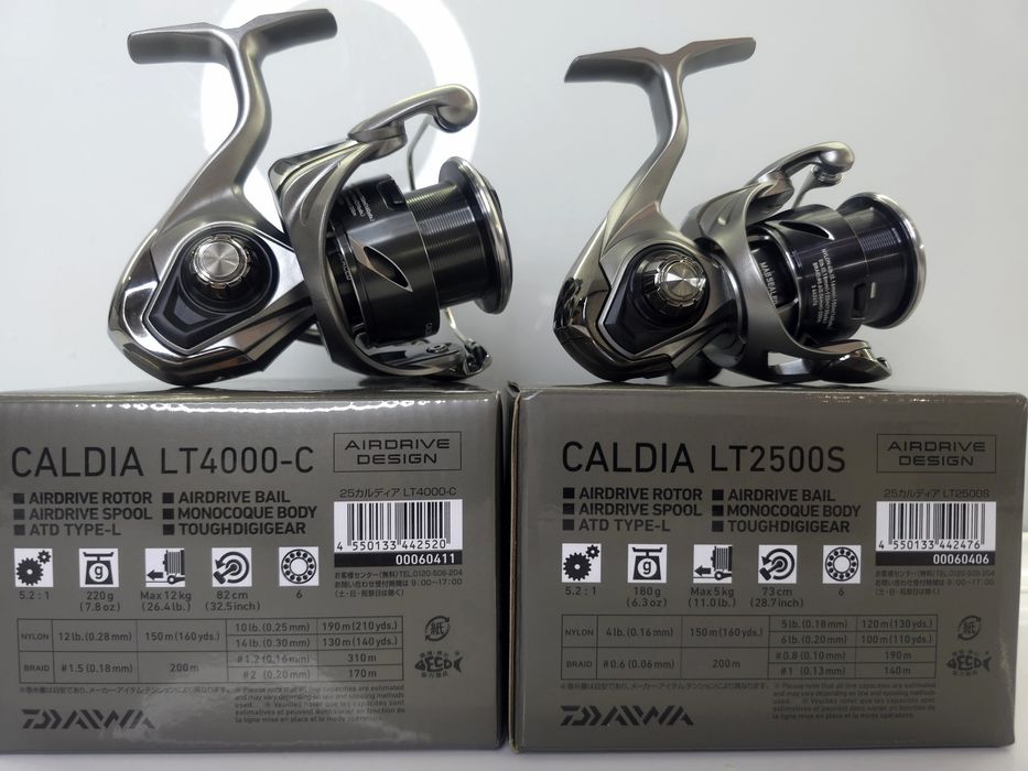 Daiwa 25 Caldia LT 2500S, LT 3000, LT 4000-C, Дайва Калдія 2500S, 3000