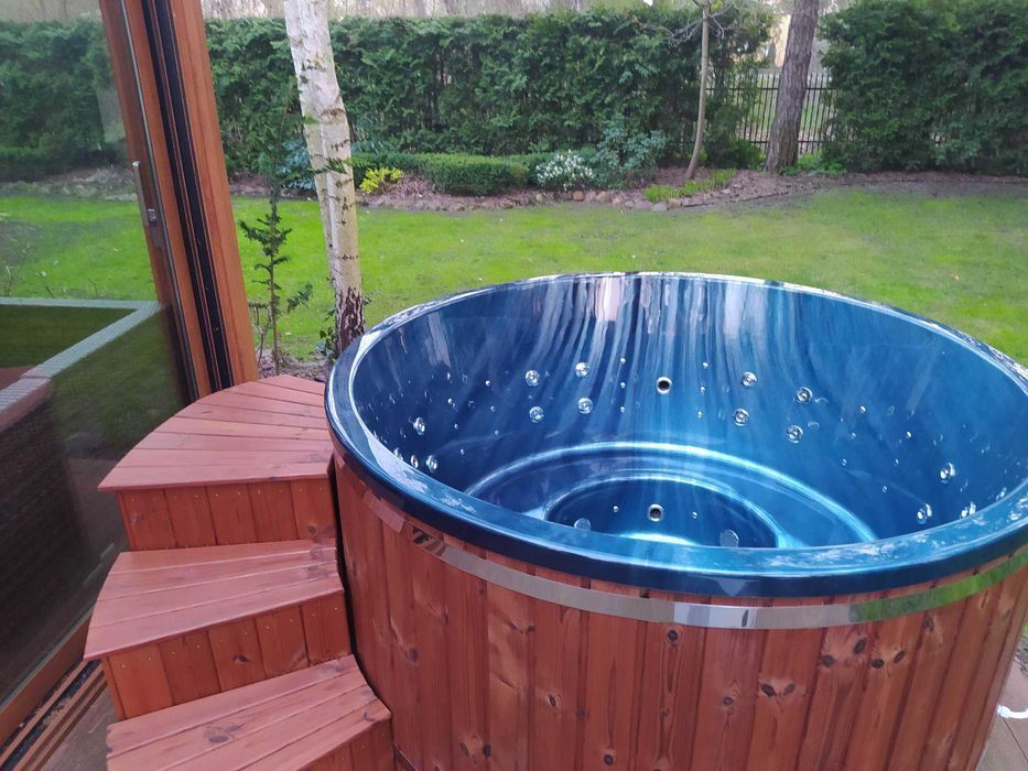 Balia ogrodowa Premium | gorąca beczka ruska bania hot tube jacuzzi