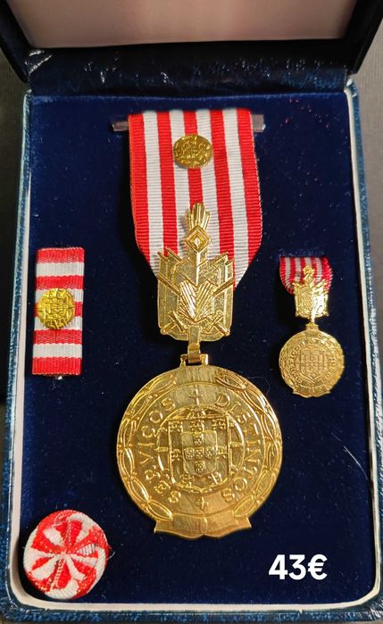 MEDALHA de SERVIÇOS DISTINTOS das FA´s