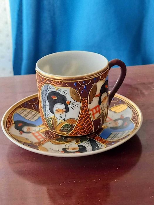 Serviço de café japonês