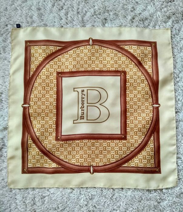 Коллекционый шелковый платок Burberrys оригинал