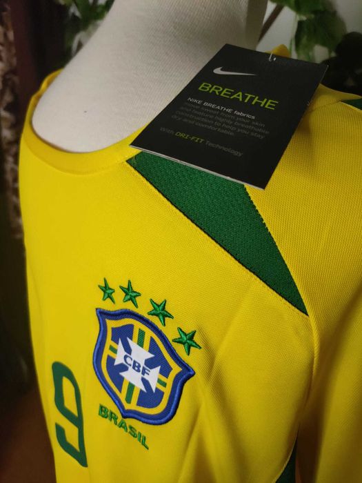 Brasil Retro Mundial 2002 Ronaldo 9 Em stock M/L