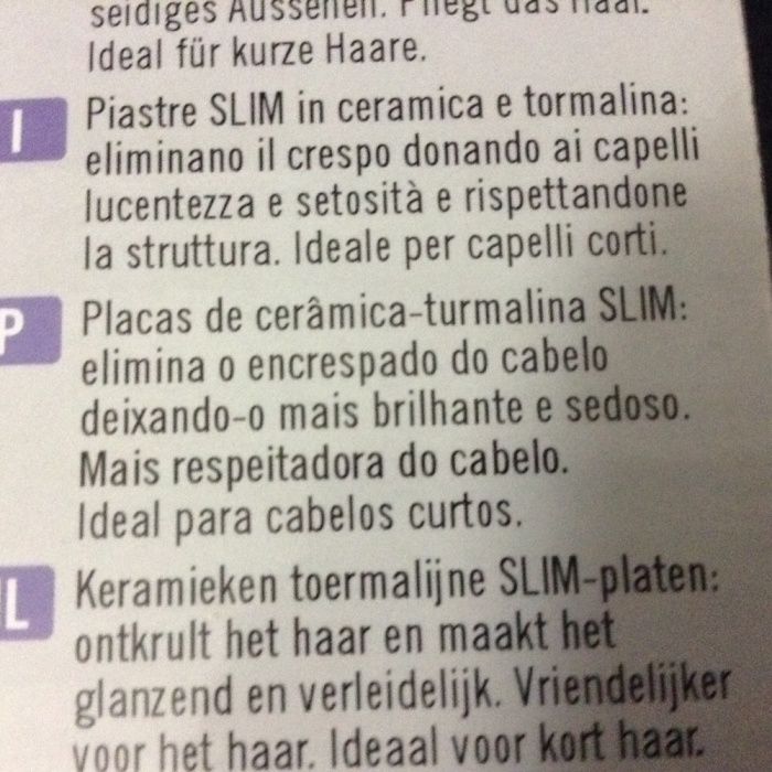Placas de cerâmica para cabelos TAURUS